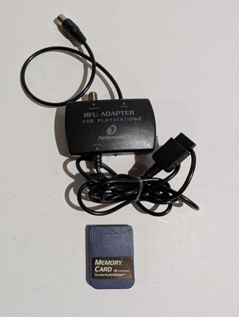 PlayStation 2 RFU Adapter PS2 and Playstation 1 Memory Card Performance PS1